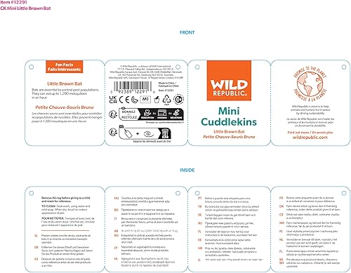 Miniatura 2 de Wild Republic Peluche Ck-Mini Murciélago marrón de 8 pulgadas