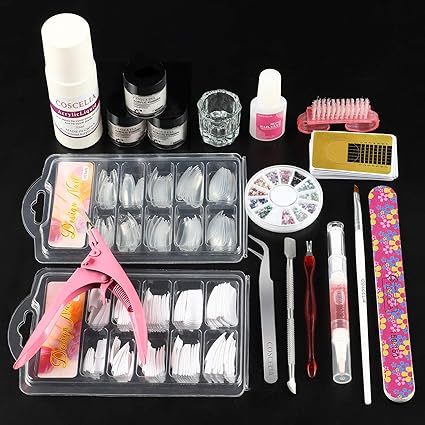 Coscelia Acrylic Nail Kit Acrylic Powders Acrylic Liquid Nail Tools Nail Tips Nail Brush 3 Colours Acrylic Nail Art Decoration Kit Amazon Co Uk Beauty Coscelia Acrylic Nail Kit Acrylic Powders Acrylic Liquid Nail Tools Nail Tips Nail Brush 3 Colours Acrylic Nail Art Decoration Kit Amazon Co Uk Beauty