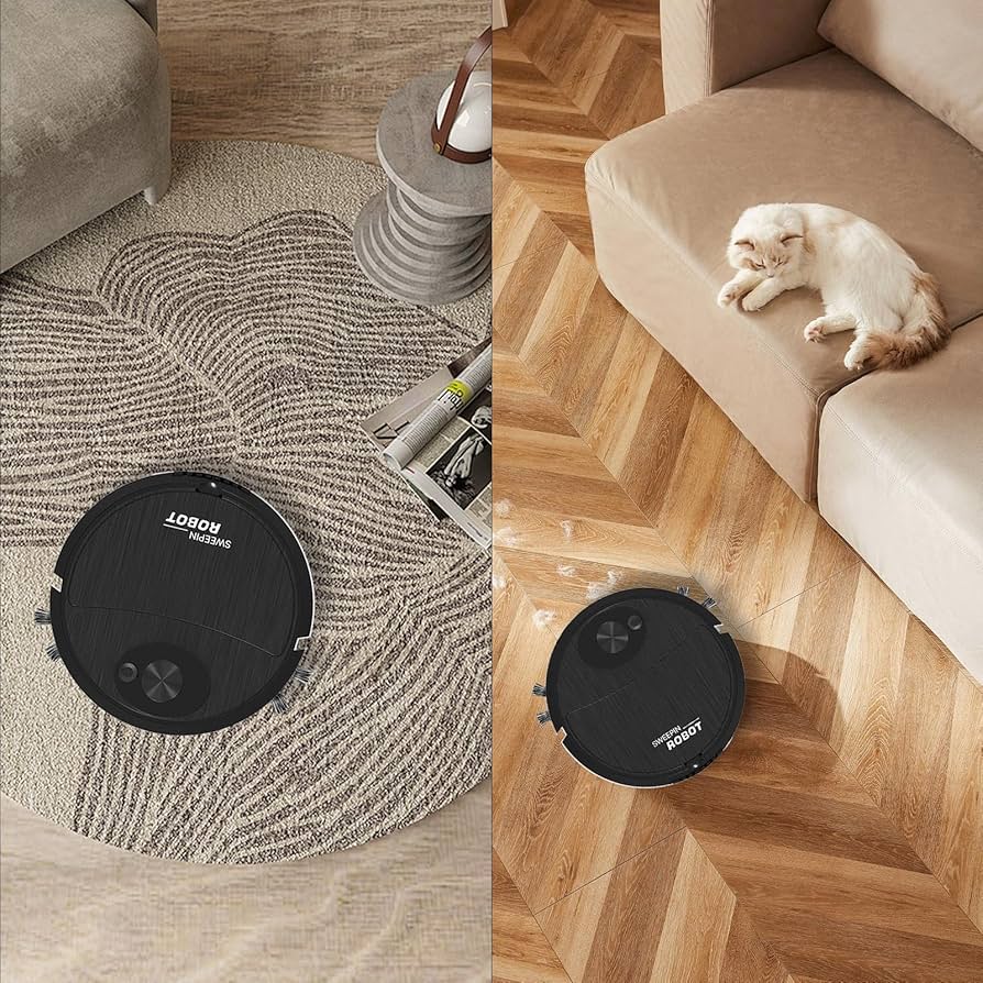 Amazon | 自動、スマート充電ロボット掃除機、3つのクリーニング