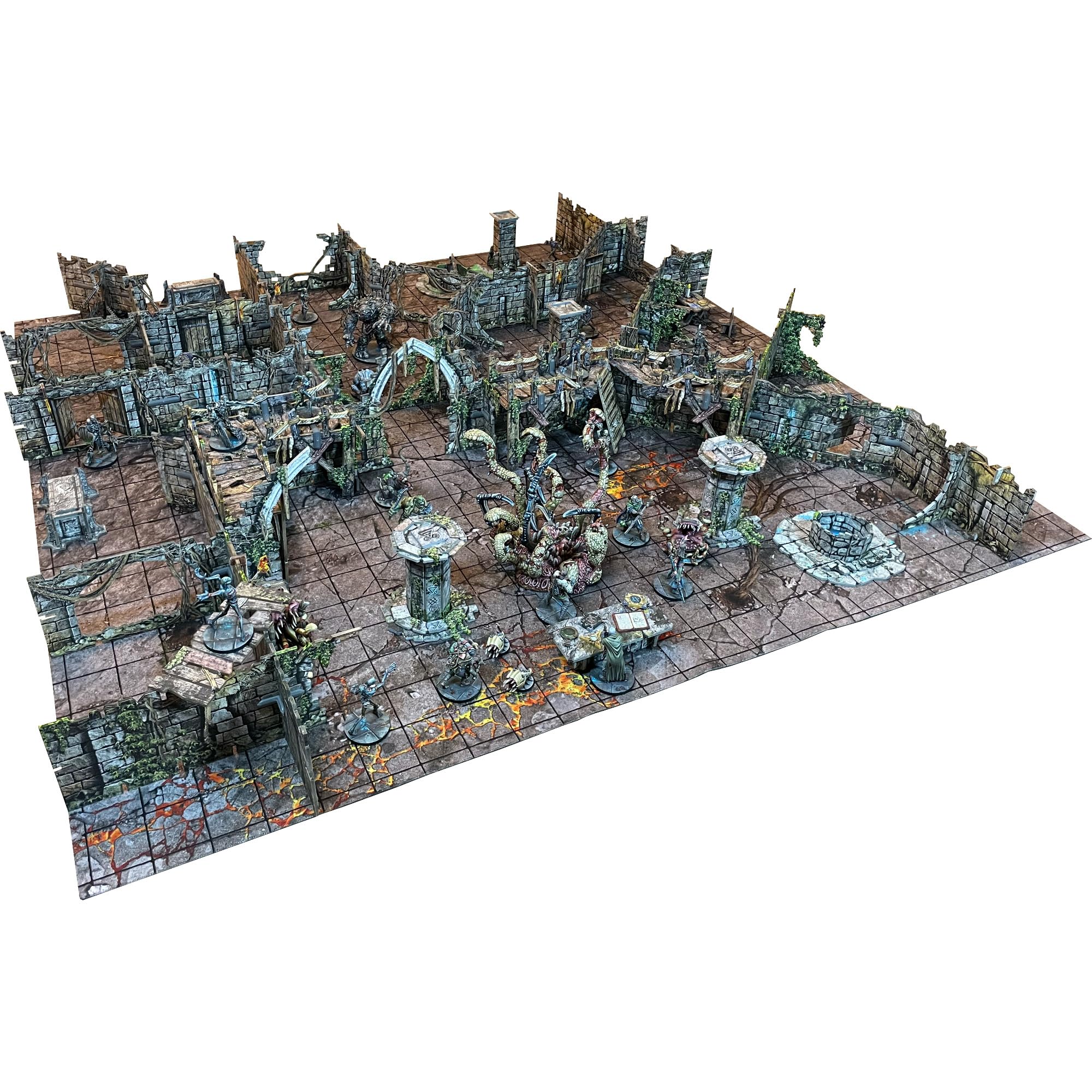 Maladum Oblivion's Maw Expansion - Fantasy Dungeon Crawler Game Immersive Terrain Solo, Co-op and Adversarial Play