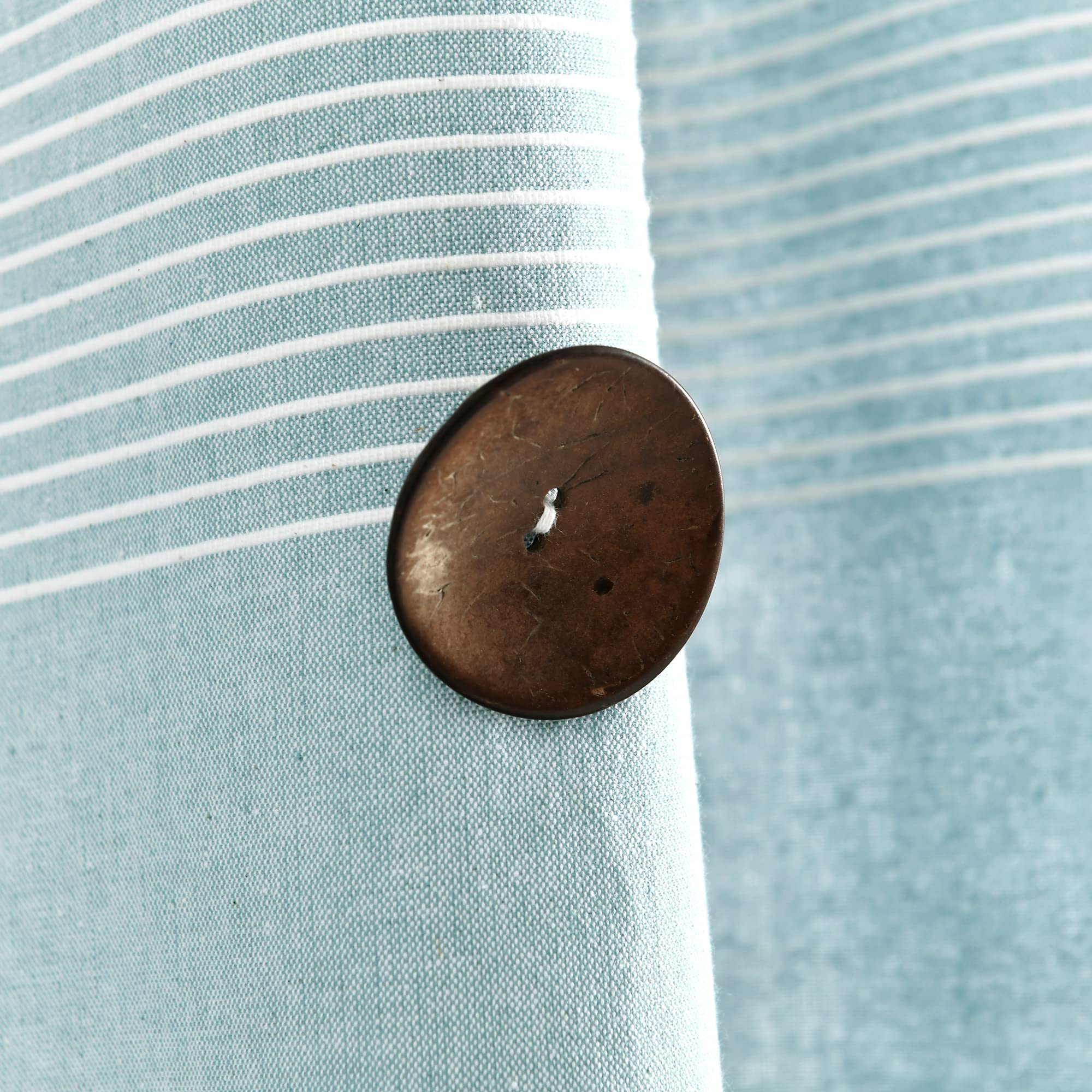 Lush Decor Ombre Stripe Filato Tinto Tende Da Finestra In Cotone Pannello Coppia 4~p113188741