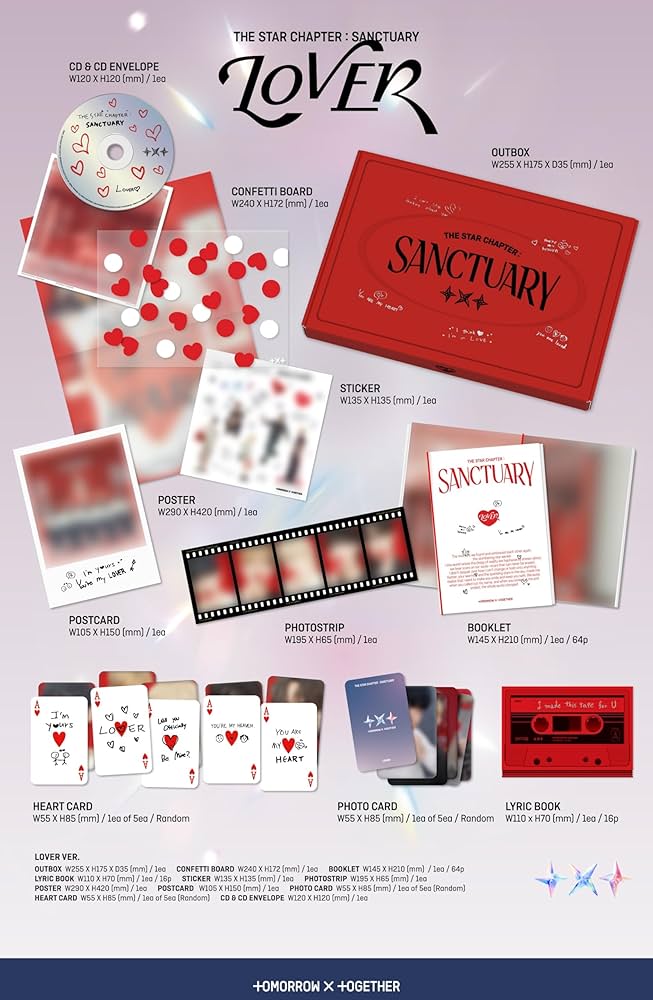 Amazon.co.jp: TXT [THE STAR CHAPTER: SANCTUARY 3 SET (KNIGHT