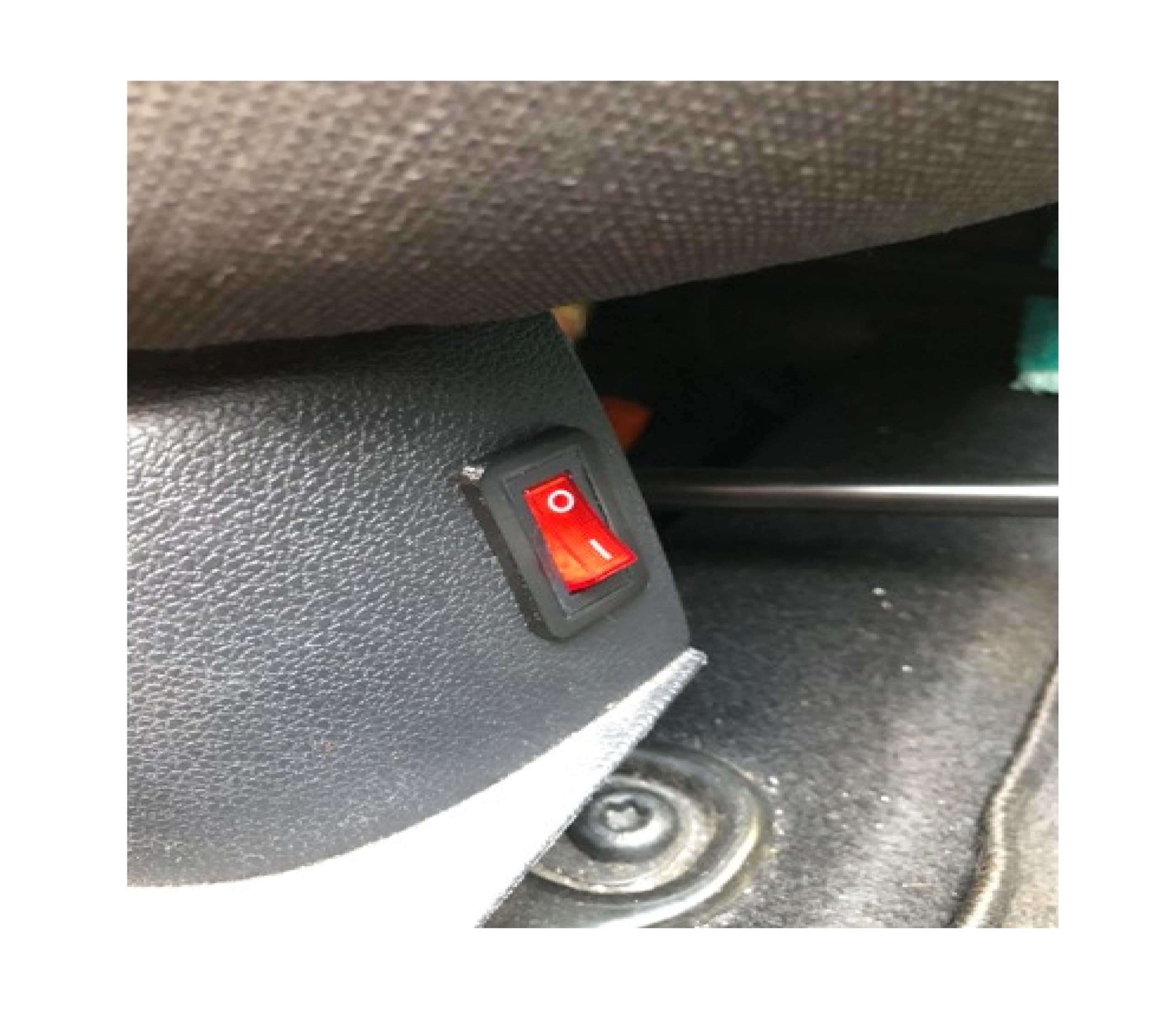 2 Stk Ersatz Schalter für Ford Sitzheizung Fiesta, Mondeo, Transit, Ranger, KA, Cougar, Escort, Fusion usw. (Schwarz) - Ersatz für 93BG-19K314-AA