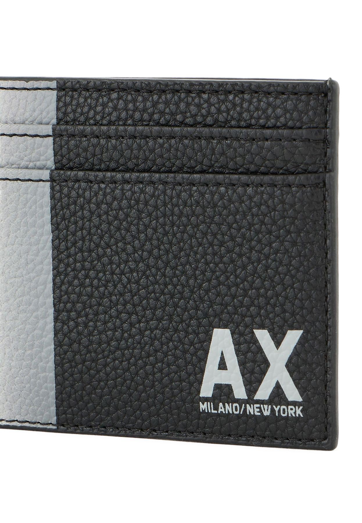 Armani Exchange Men's Color Block Ax Cardcase Credit Card Holder