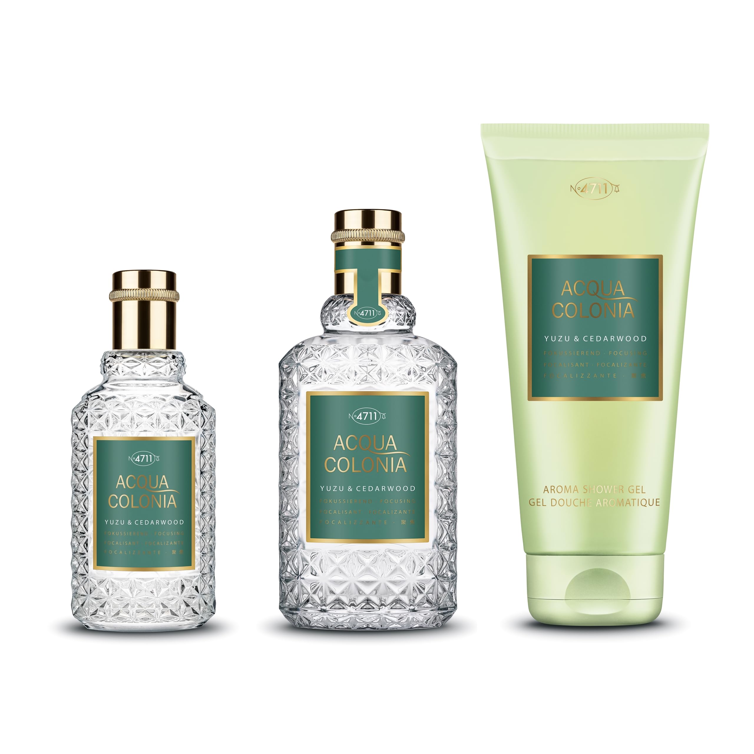 4711 Acqua Colonia® Yuzu & Cedarwood | Eau de Cologne - focalizzante - Benessere per i sensi | 100 ml Natural Spray