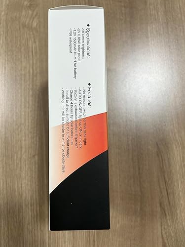 Miniatura 10 de Alinana Paquete de 4 luces solares para vallas, luces solares de 360 para exteriores en blanco cálido (2700 K) - Luces de escalones impermeables