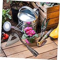 Vista 7 de Yardwe Herramientas de deshierbe Jardinería 2 unids azada de jardín Mango largo Azadas de jardinería al aire libre Azadas de acero fuerte