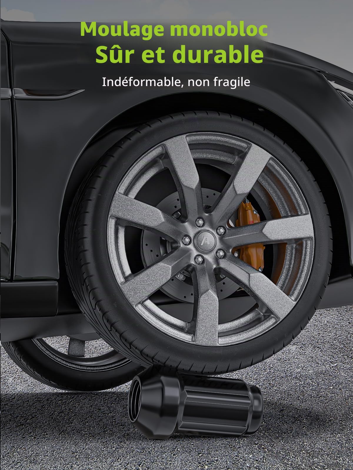AUTOPTIM Lot de 23 écrous de roue 1/2-20 – Remplacement pour Jeep Wrangler JK 1987-2018, Liberty 2002-2012, Grand Cherokee 1993-2010, hexagonaux de 17 mm, écrous courts noirs à extrémité fermée avec