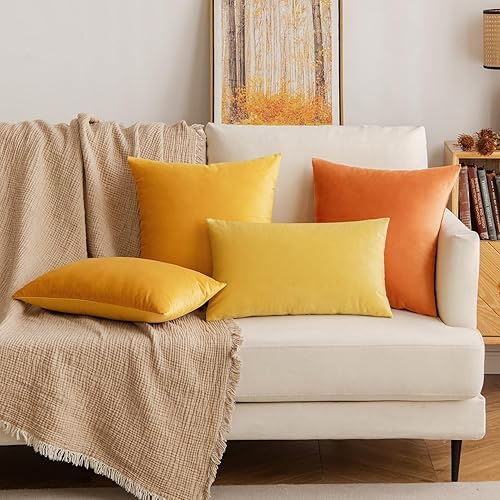 Miniatura 50 de EMEMA Paquete de 2 fundas de almohada de terciopelo, decorativas, cuadradas, suaves, sólidas, para sofá, dormitorio, silla o automóvil, 18 x 18 Gris