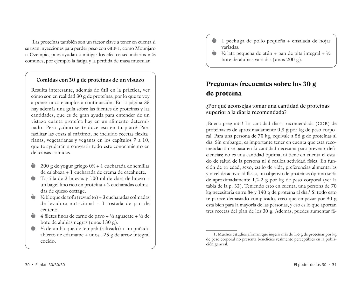 El plan 30/30/30: Cómo comer más proteína, fibra y verde para perder peso y sentirte genial / The 30g Plan (Spanish Edition)      Paperback – February 17, 2026