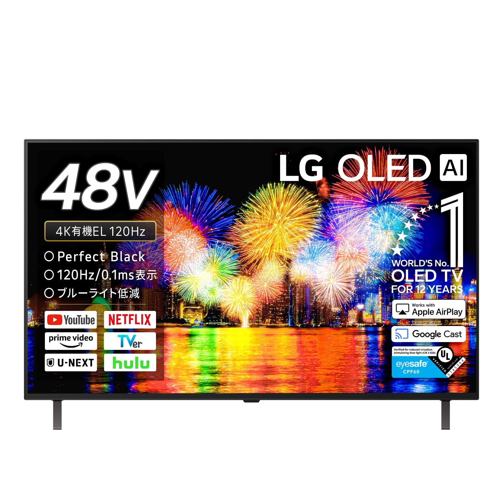 Amazon | LG 48インチ 4K有機ELテレビ OLED48B5PJA チューナー内蔵