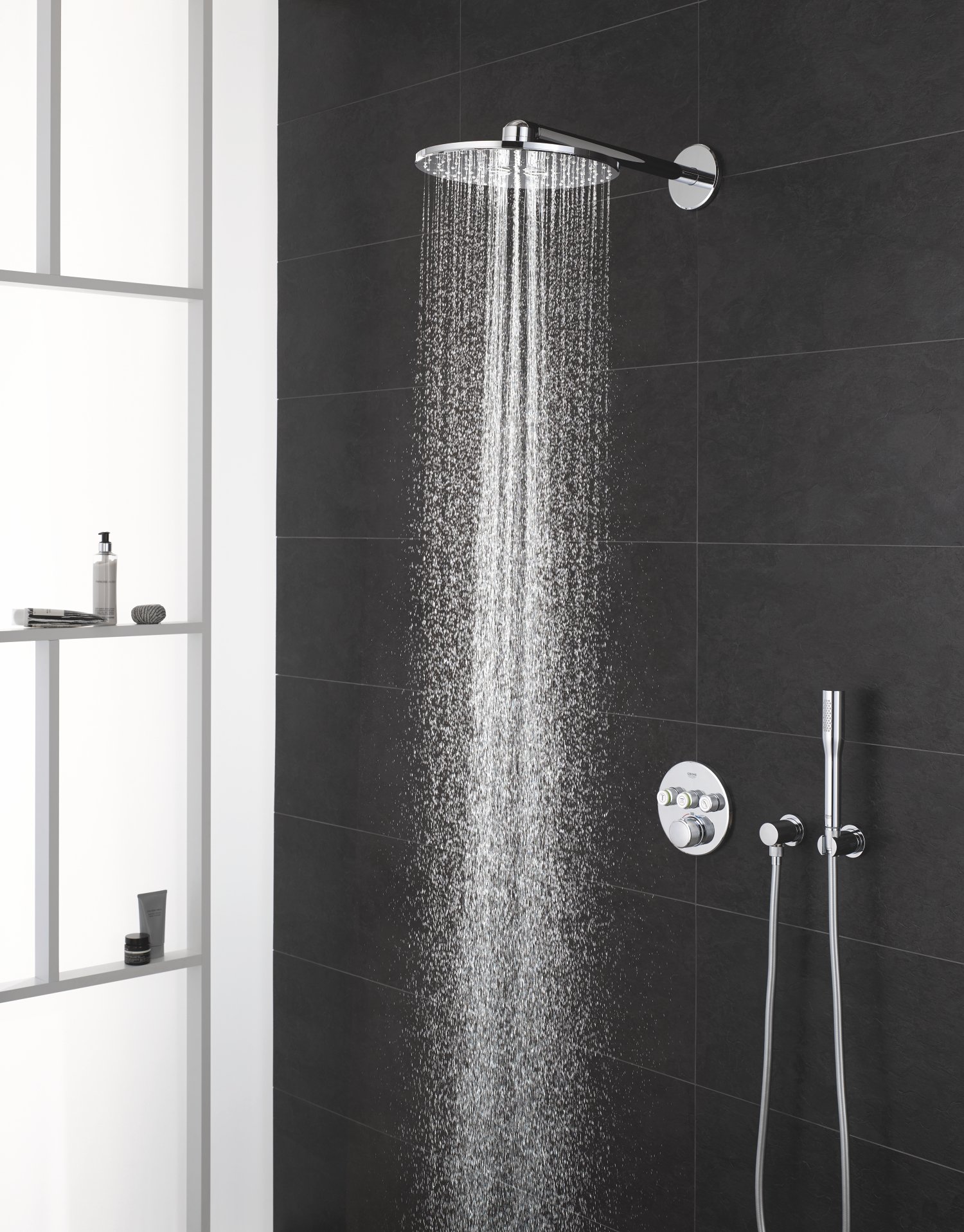 Grohe Rainshower 310 SmartActive g?owica prysznicowa zestaw 430 mm, 2 rodzaje strumienia, Kolor: Chrom - 26475000