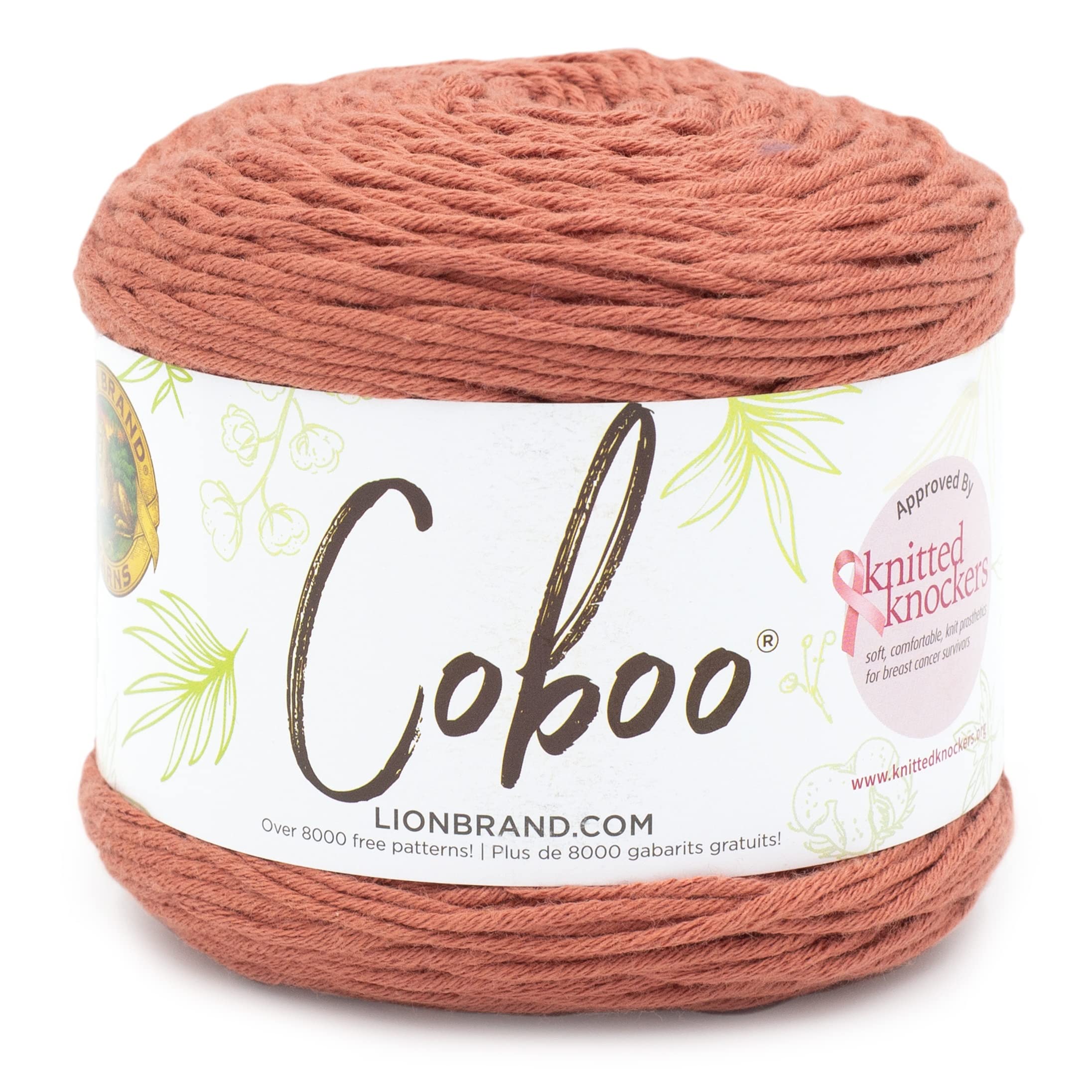 Lion Brand YarnCoboo Yarn, Russet