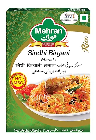 Mehran Sindhi Biryani Masala 60g Imported Pack Of 2 Amazon In Grocery Gourmet Foods