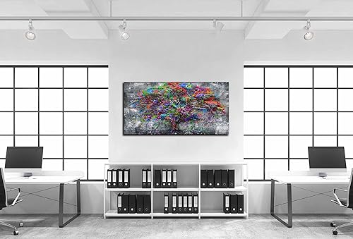 Miniatura 10 de SIXTTART Banksy - Arte de pared en lienzo para sala de estar, arte de pared de graffiti callejero para dormitorio, pintura abstracta grande, arte