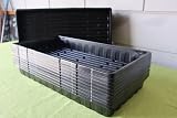 Plateau professionnel Deep Microgreen 1020 - Pas de trous - Lot de 10 - 1