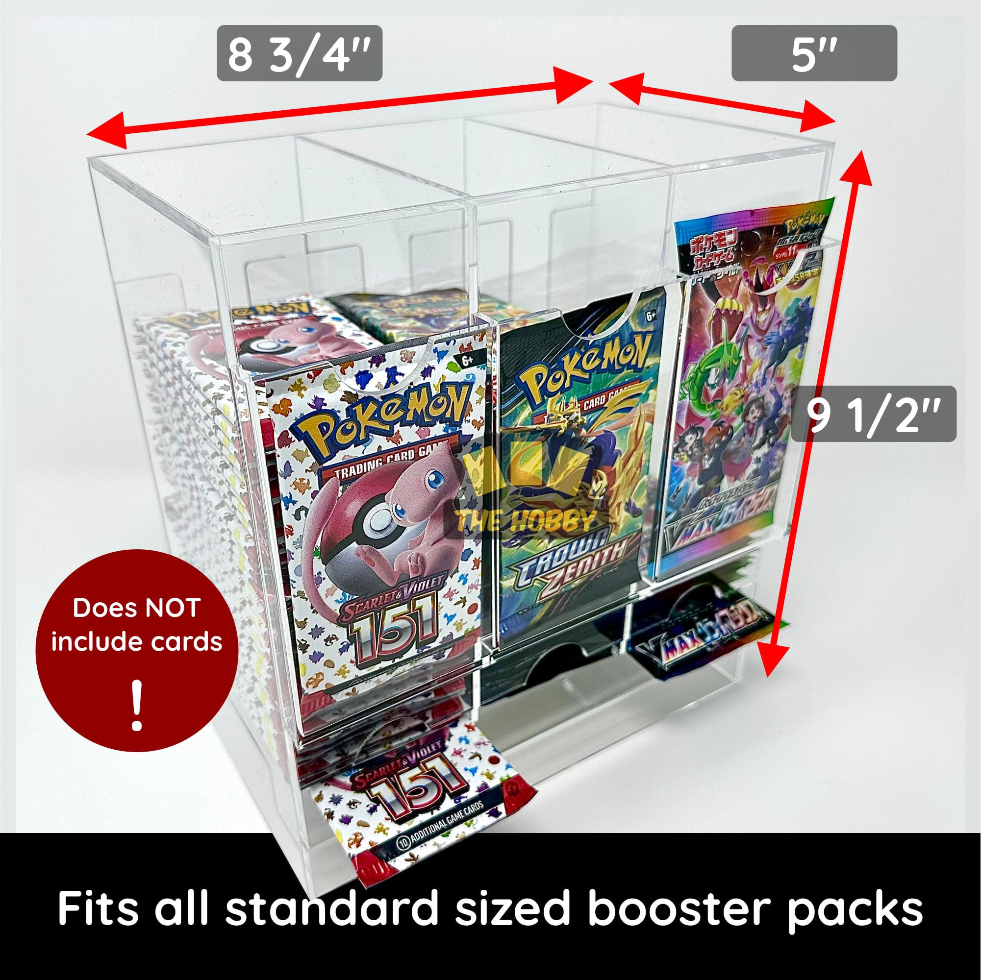 the first chapter lorcana booster box Amazon.com: The Hobby Lair 3 Slot Booster Pack Dispenser Compatible With  Pokemon And Other Trading Cards | Easily Fit Entire Booster Box