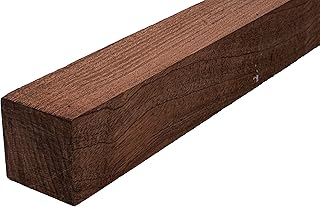 Exotic Wood Zone Raw Lumber Turning Blanks - Kiln-Dried Exotic Hardwood Wood Turning Blank for Eco-Friendly Woodturning, Wood Lathe, and DIY Projects Sapele 1" x 1" x 18"