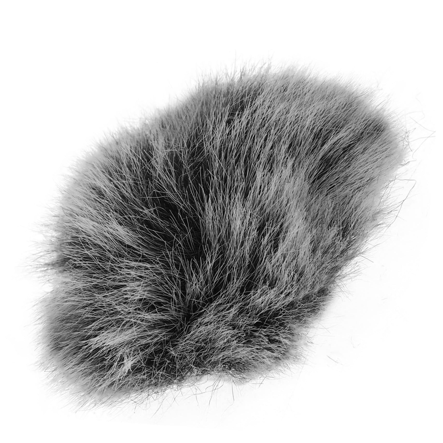 Microphone Windscreen Cover with Soft Artificial Fur Blowout Mic Mask Shield Protective Furry Mic Accessory for Audio Recording