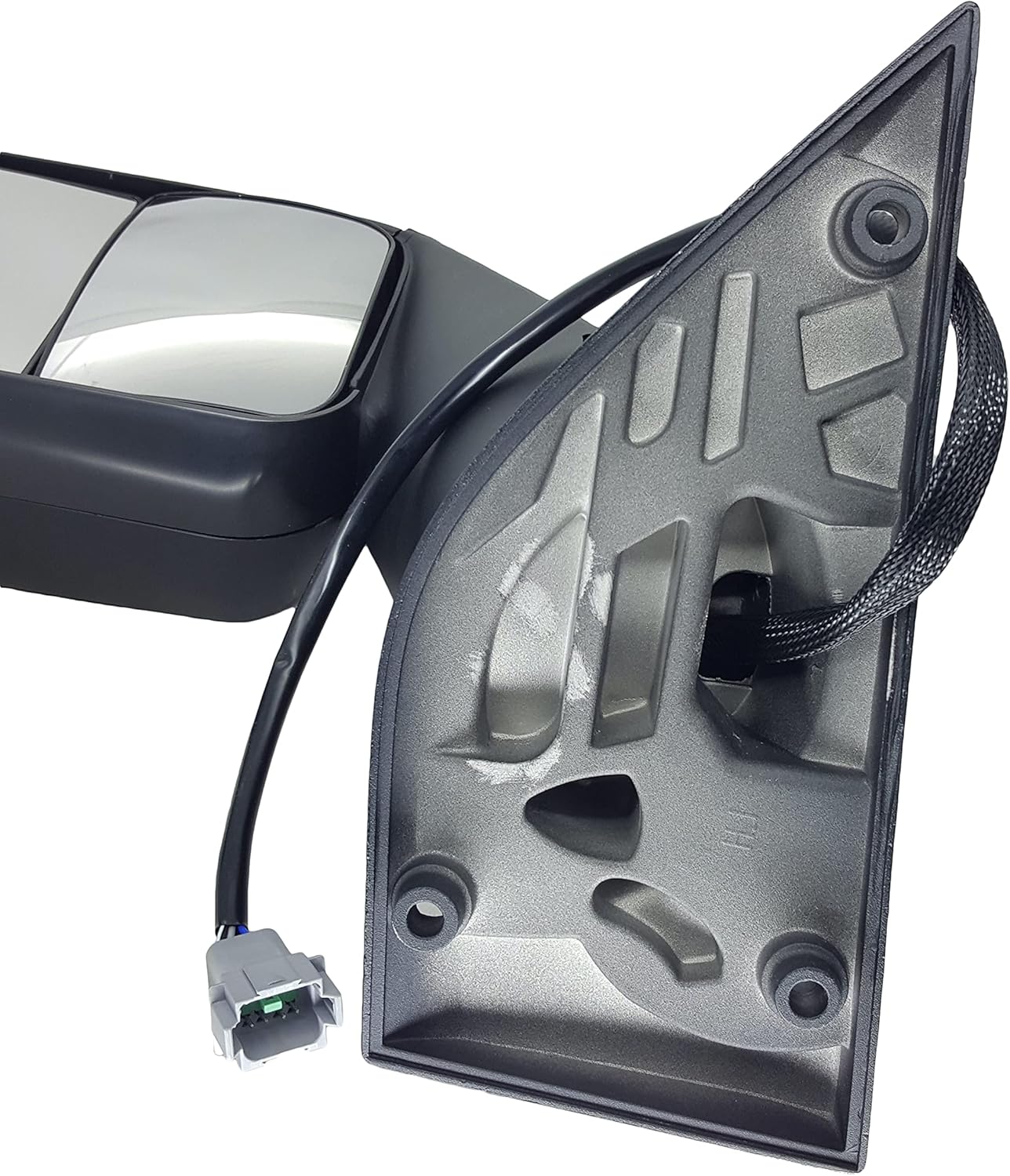 TORQUE Door Mirror Replacement for 2018 2019 2020 2021 2022 2023 Freightliner Cascadia Semi Trucks Passenger Right Side RHD (TR438-R)