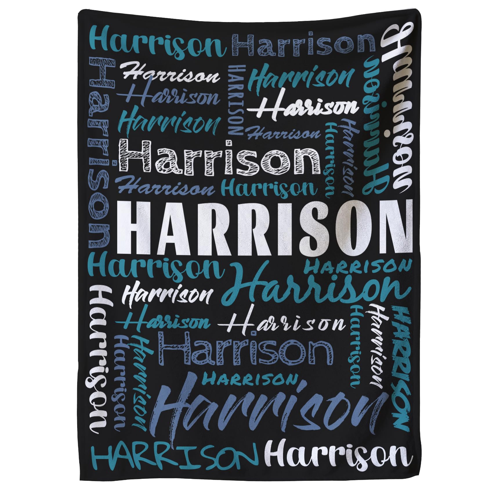 Personalised Baby Blankets,Custom Blanket,Name Blankets Personalized Kids,Personalized Blankets for adults,Throw Blanket for Baby Kids Adults Friends Families Gift