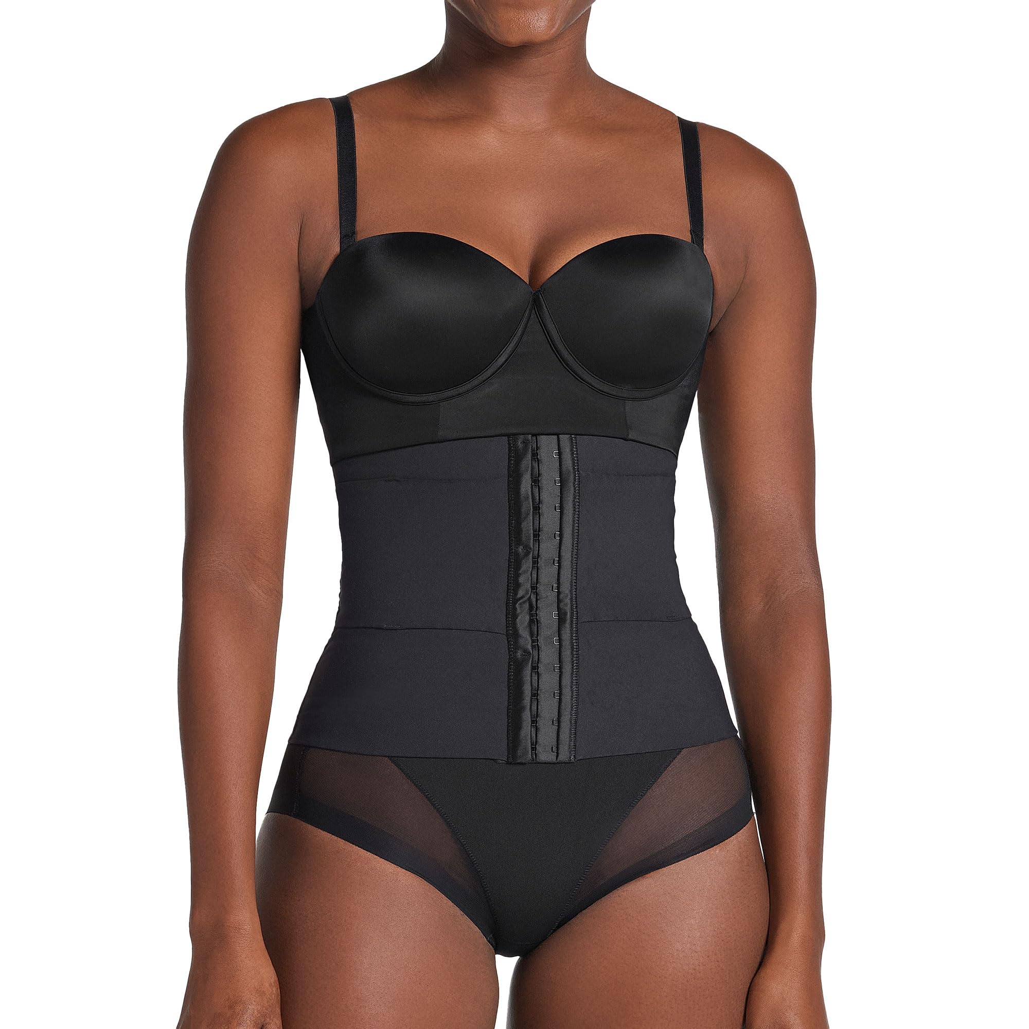 Leonisa Faja Moldeadora Invisible con Control para Mujer - Cinturilla Colombiana Ajustable