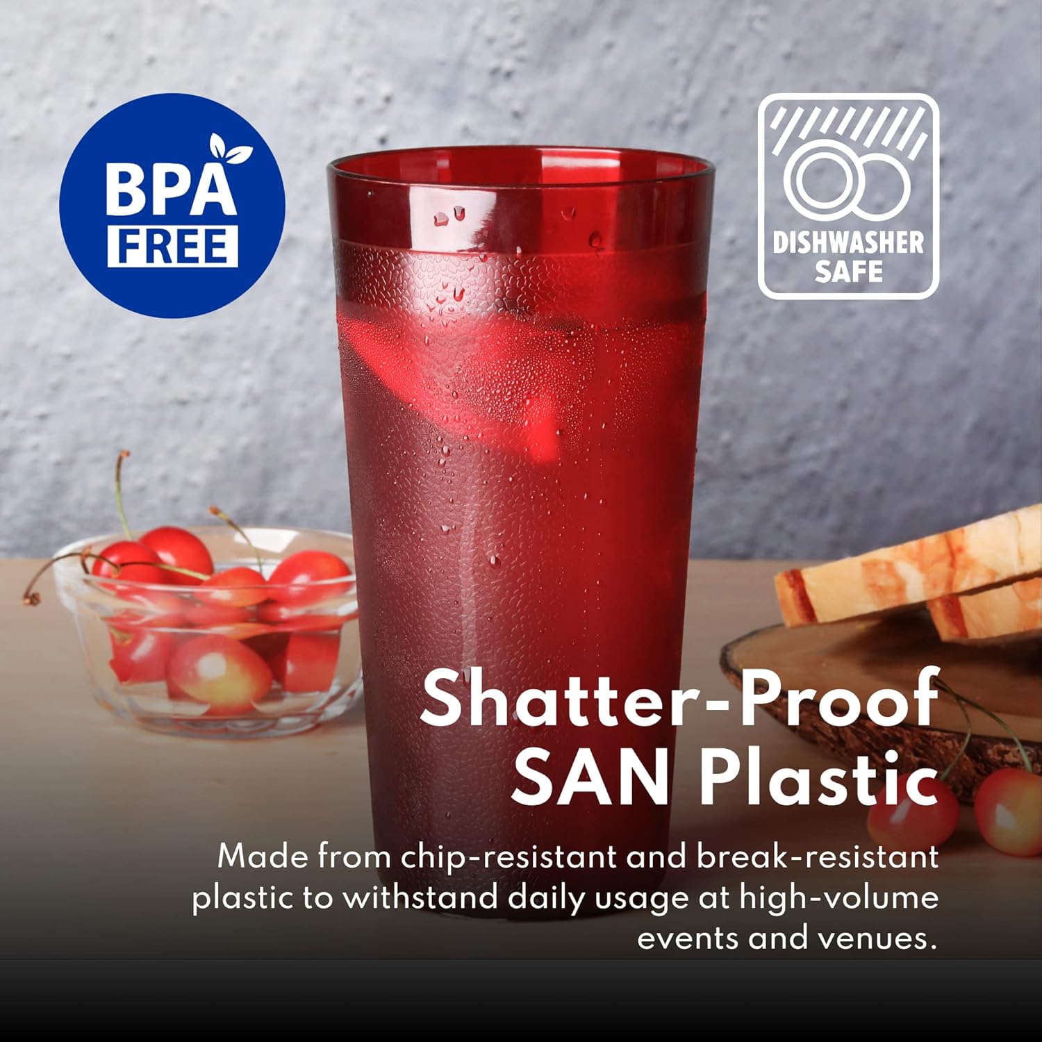 New Star Foodservice | Restaurant-Grade Beverage Tumblers (Clear (Set of 72), 8 oz) - Image 9