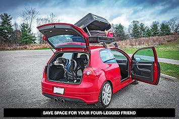 18 cu. ft. Rooftop Cargo Carrier, Weatherproof Lockable, 110 lb. Capacity
