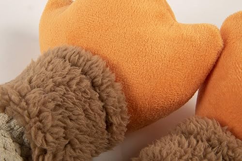 Vista 140 de goDog Checkers Just for Me - Juguete chirriante afelpado para perro, con tecnología Chew Guard, diseño de cerdo volador, color rosa, tamaño miniatura