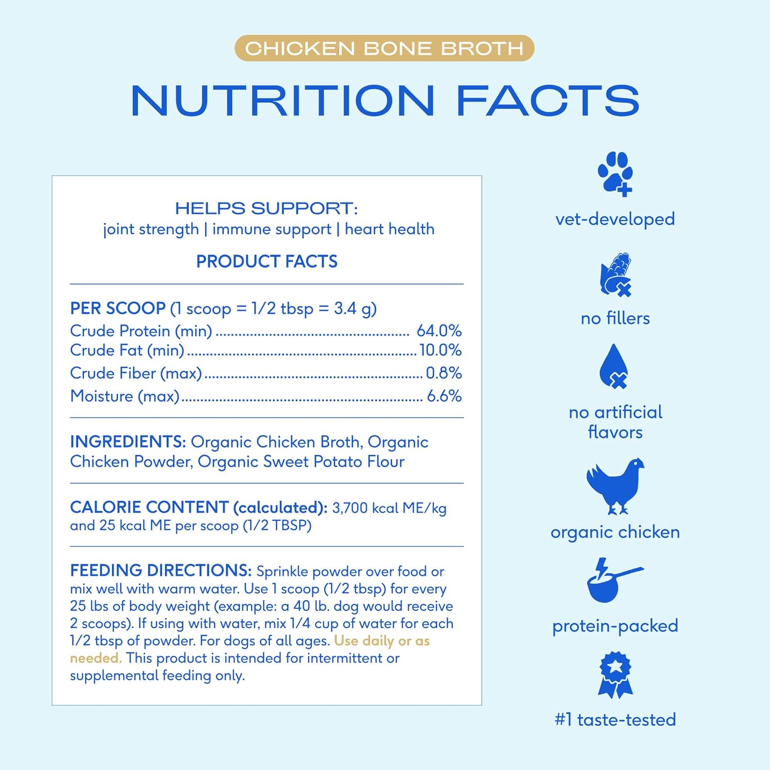 Native Pet Savory Wellness Trio: Turkey, Beef & Chicken Bone Broth Powder for Dogs - Dog Food Toppers for Picky Eaters - Provides Extra Nutrition for Joint Strength, Immunity & Heart Health-96 Scoops