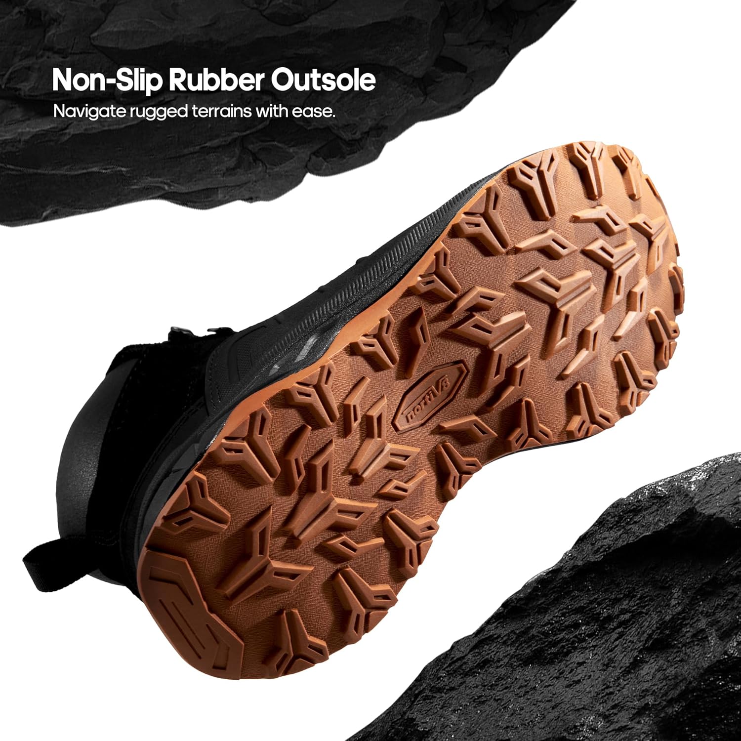 NORTIV 8 Women's Waterproof Hiking Boots Outdoor Trekking Camping Trail Hiking Boots - Image 5