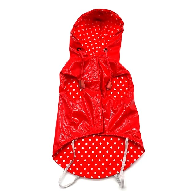 Foto 2 de 6 de Croci C7274477 Impermeable para Perros Raindrop Cherry 30 cm