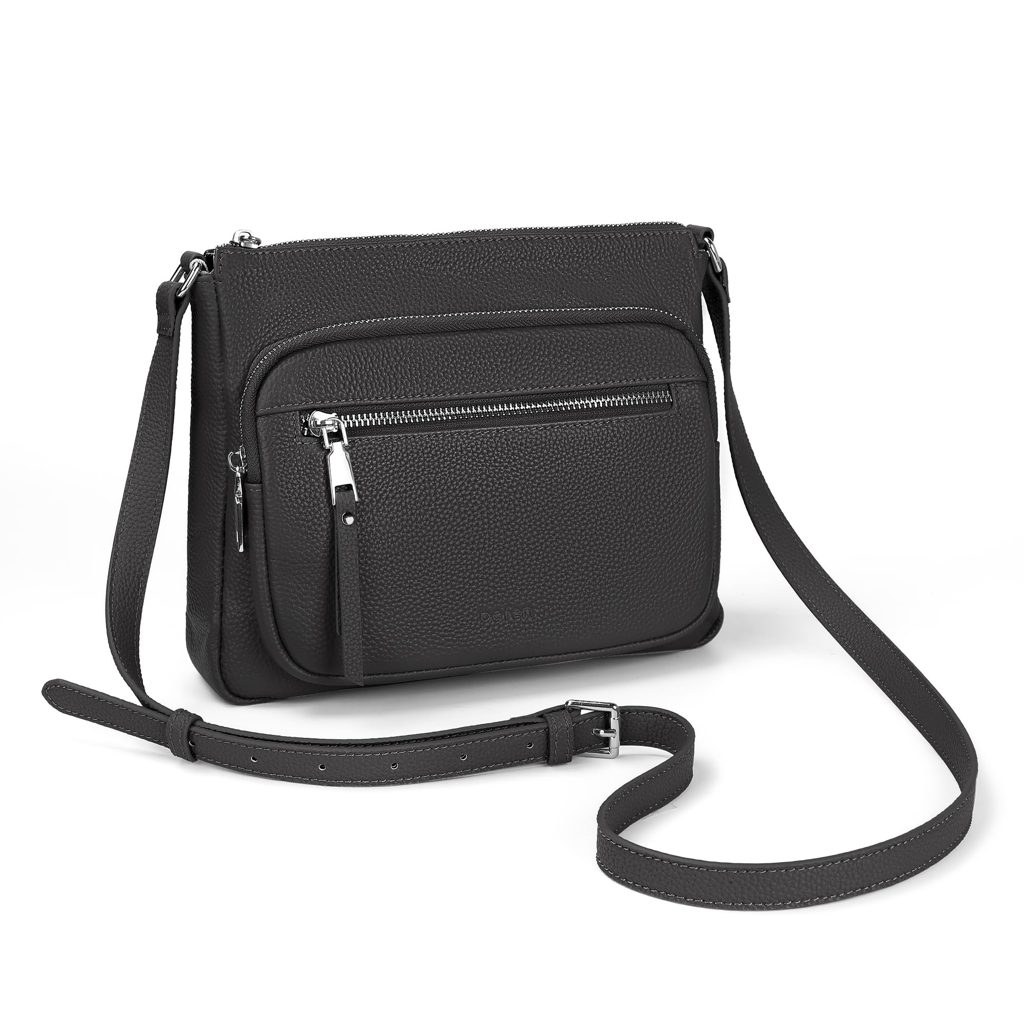 befen Anti Theft Genuine Leather Crossbody