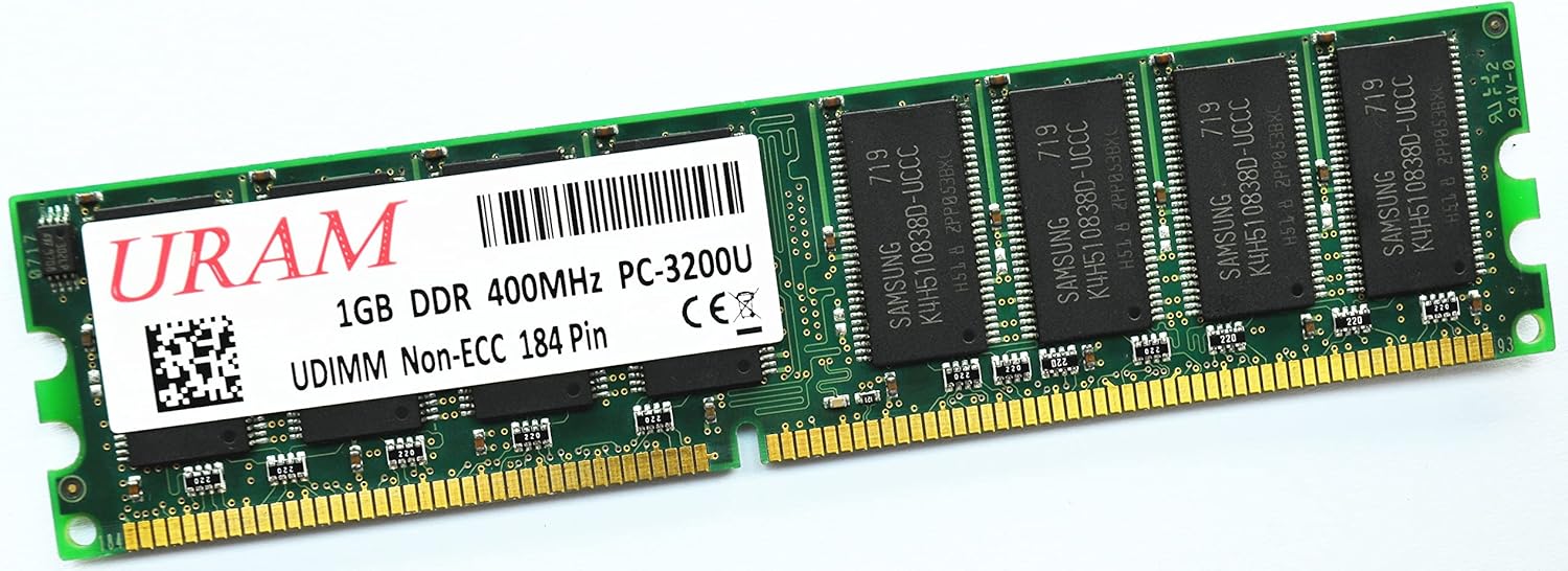 URAM, GB, DDR SDRAM, 400 MHz, PC-3200, 184 pines, DIMM, Samsung