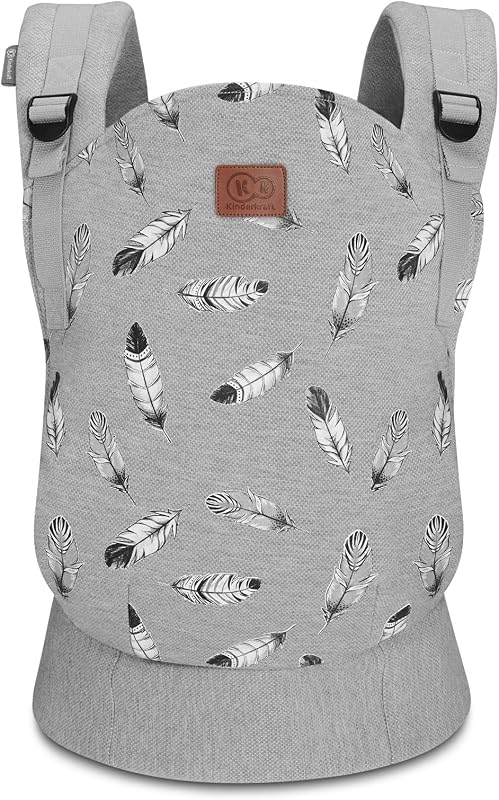 kk Kinderkraft Marsupio Ergonomico Milo, Leggero, Ventrale e Dorsale, Regolabile, Per Bambini da 3 Mesi Fino 20 Kg, Grigio