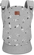 Kinderkraft MILO Physiological Baby Carrier, Ergonomic Front Carrier, Grey