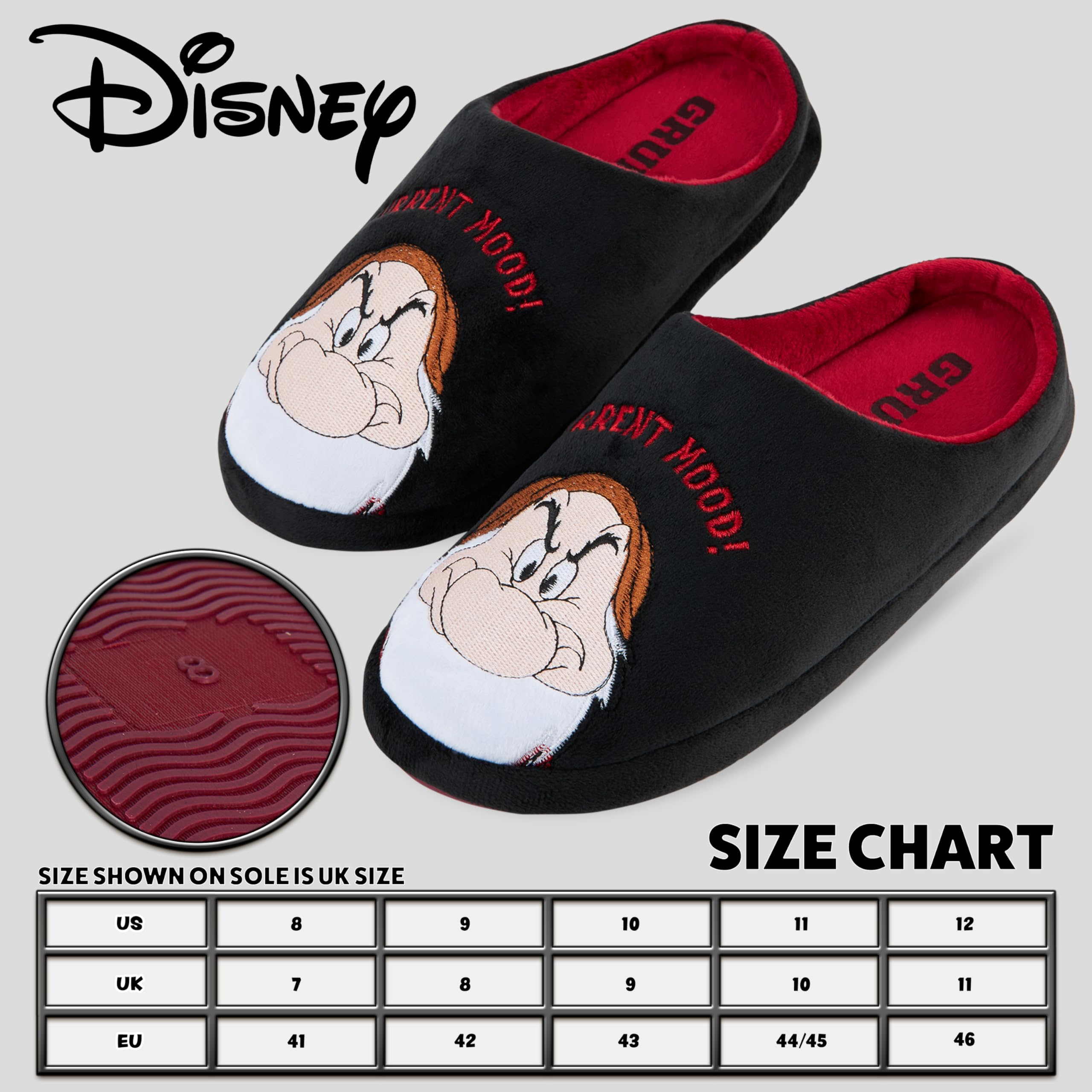 Disney Pantofole Uomo - Ciabatte Uomo Invernali Antiscivolo Divertenti - Slippers Calde da Casa Baby Yoda Gadget Regalo