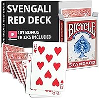 Vista 48 de Ted's Sterling Magic Precision Red Rider Back Bicycle Mazo Svengali con Instrucciones para 100+ Trucos (2 de Tréboles)