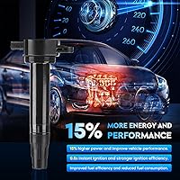 Vista 5 de Paquete de bobinas de encendido + bujías de iridio para Jeep Compass Patriot 2.0L 2.4L 07-17, para Dodge Journey 2.4L 11-17, para Dodge Caliber