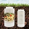 2-Piece Underground Compost Bin – Outdoor Plastic Worm Farm for Organic Waste, with Lid and Ventilation Holes – Ideal for Garden, Allotment, Greenhouse or Backyard Use