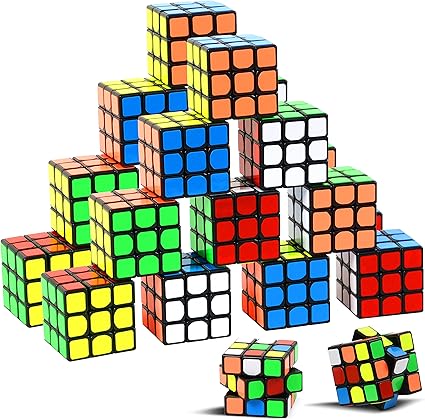 Party Puzzle Toy,58 Pack Mini Cubes Set 