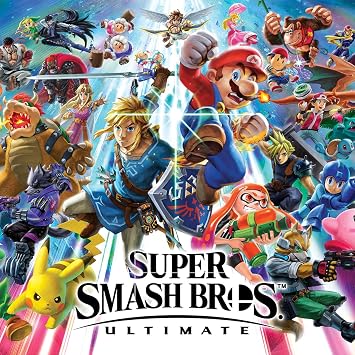 CINEMAFLIX Super Smash Bros - Ultimate Game POSTER - Measures 12 x 12 inches