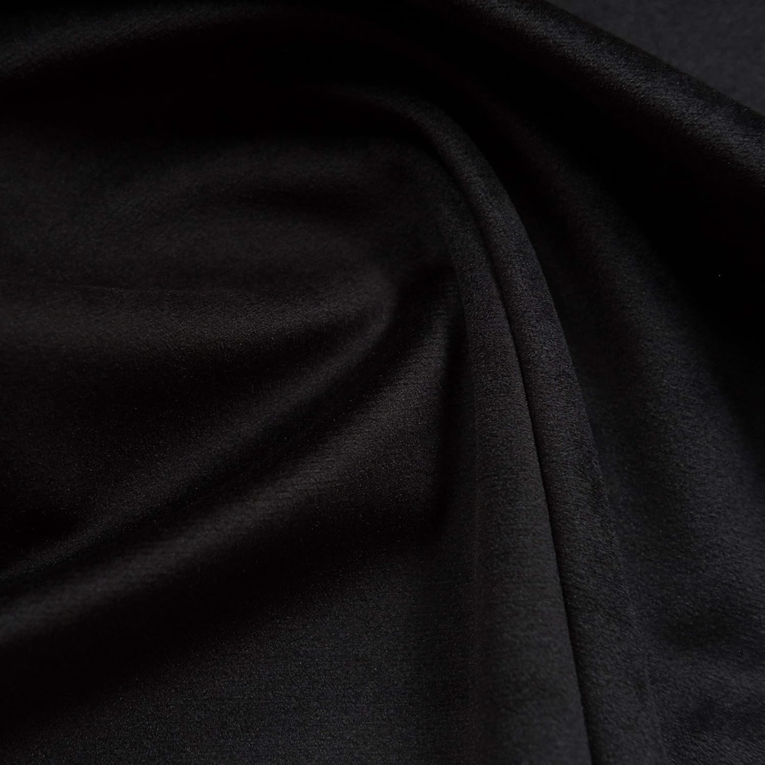 Black Velvet Fabric - Image 2