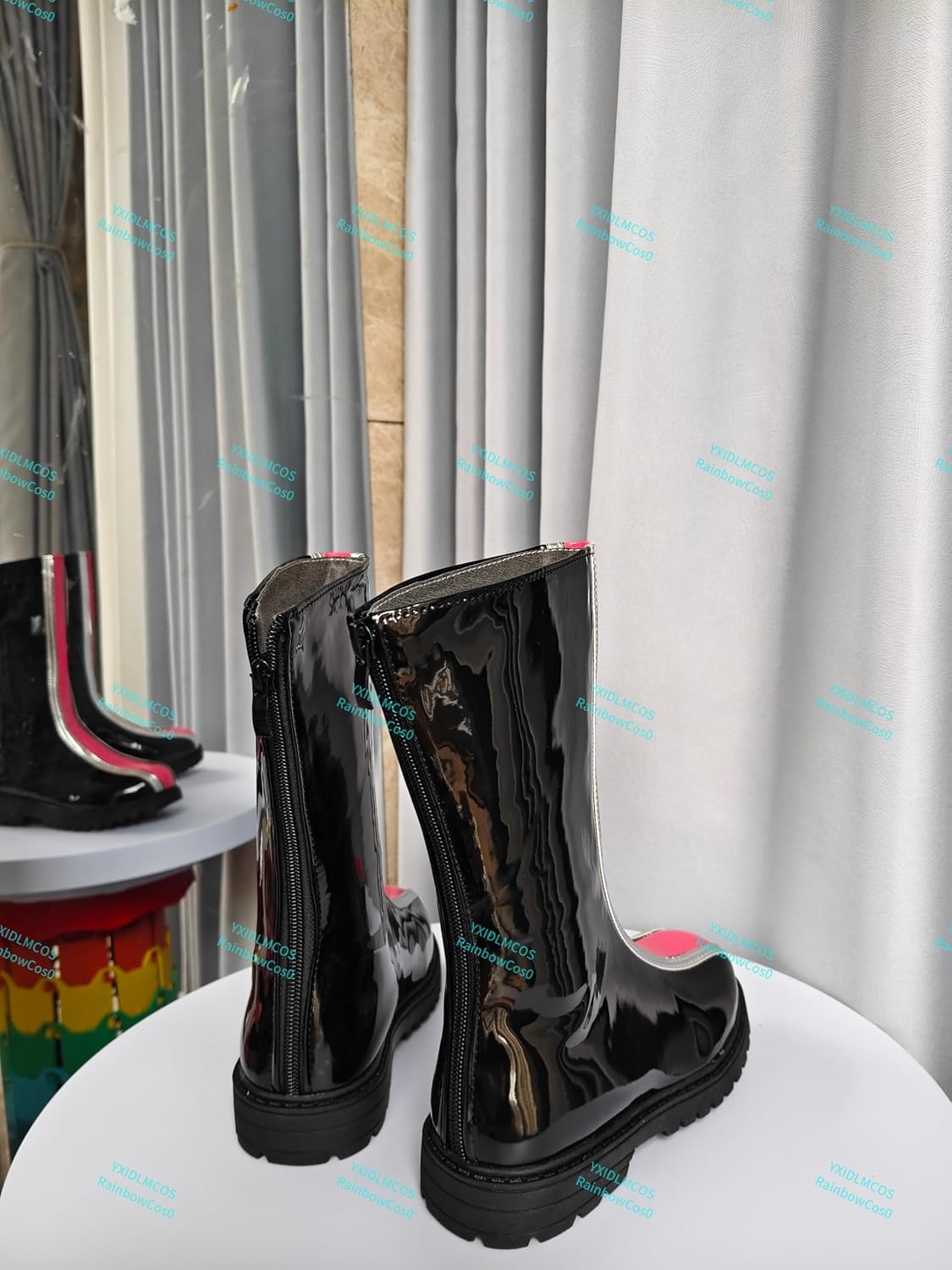 Women female girl Shoes Cosplay Boots Custom Made Anime Halloween Party Stage