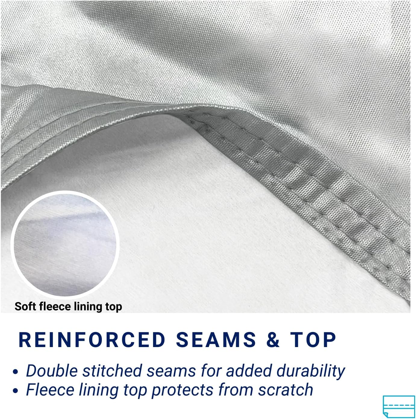 SavvyCraft ShieldAll Ultimate Travel Trailer Camper Cover, Heavy Duty RV Trailer Cover w/Access Panels fits 11 feet to 14 feet