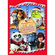 Dreamworks Holiday Favourites Shrek the Halls, Merry Madagascar, Po's Winter Wonderland, Gift of the Night Fury [DVD] [2018]