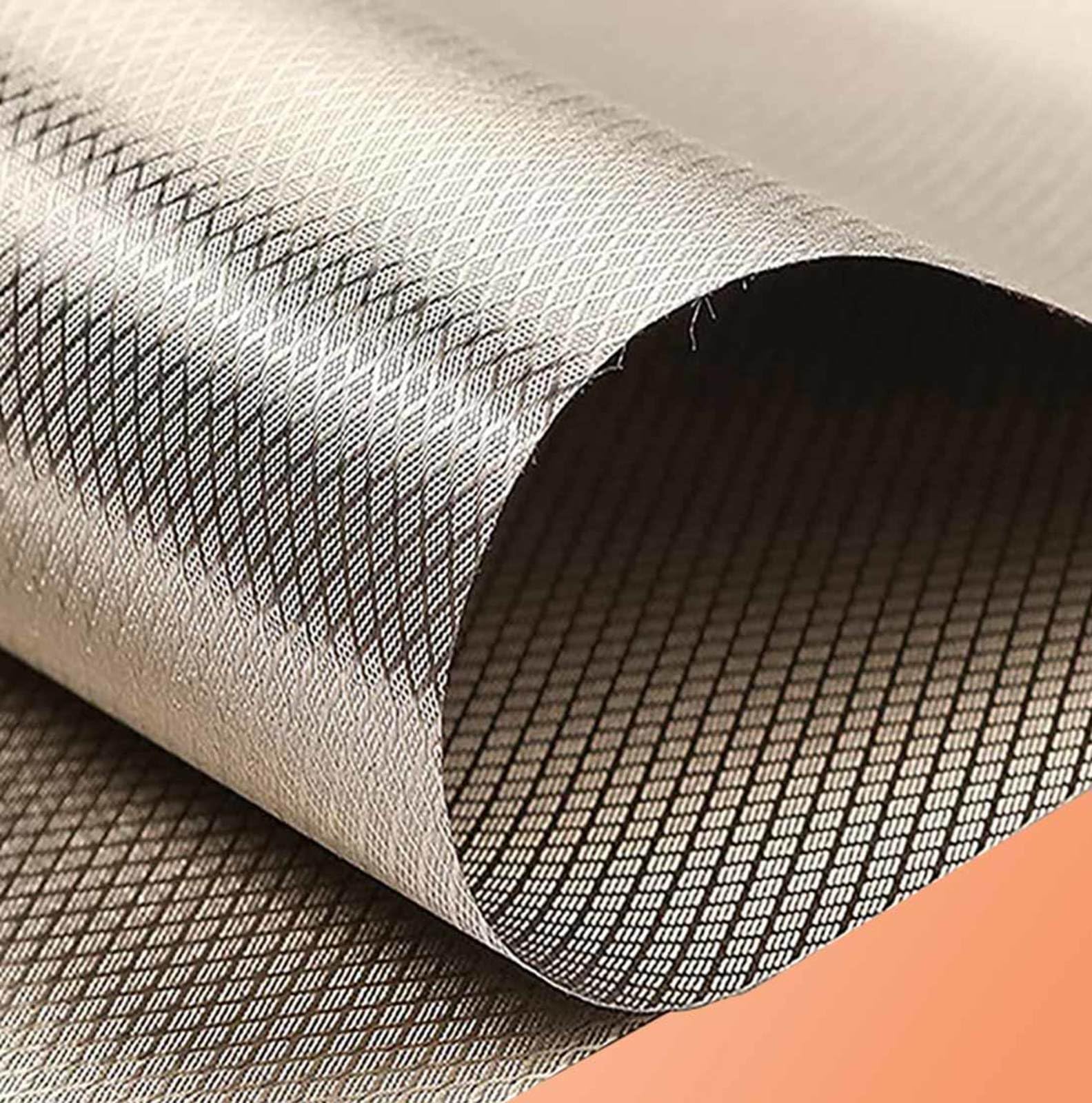 Yspp Silver Emf Fabric Cloth Rfid Fabric Faraday Fabric Emp Blankets For Generators Military Grade Material Blocks Signals Diy Fabric,-8X1.1m