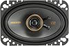 KICKER 51KSC4604 de la serie KS, bocinas coaxiales de 4x6 con tweeters de 0.5 pulgadas, 4 ohmios, par 3