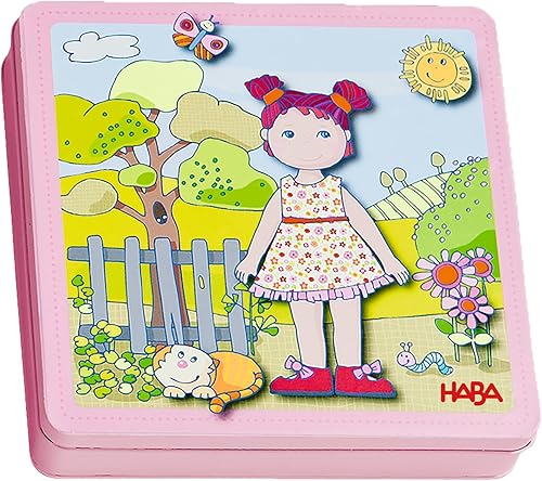 Miniatura 6 de HABA Peter and Pauline's Farm - Juego magnético con 4 escenas de fondo en lata de almacenamiento