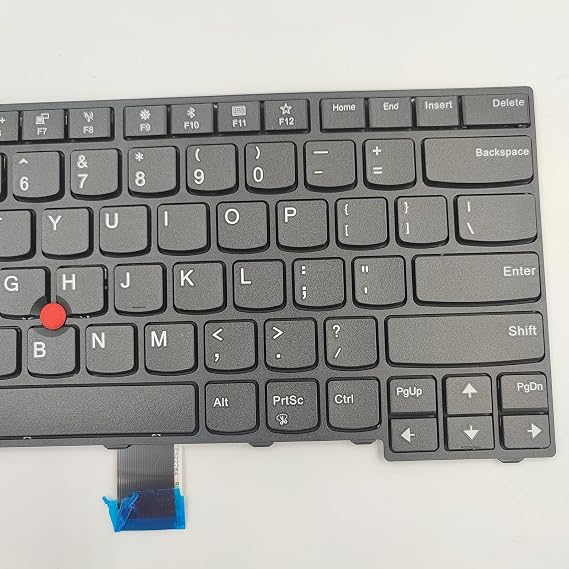 Laptop Replacement US Keyboard for Lenovo ThinkPad E470 E470c E475 No Backlight, Black